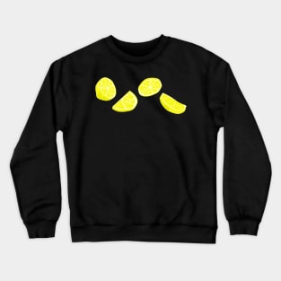 Lemon Print Crewneck Sweatshirt